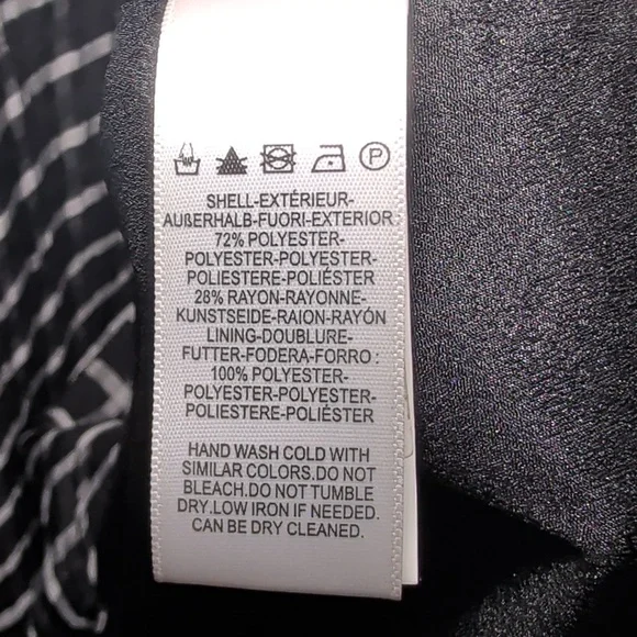 Dress the Population Shaireen Midi Dress Black White Plaid Bodycon Slit Size L - Picture 5 of 6